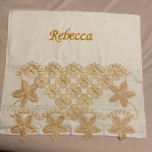 “Rebecca” towel  from Turkey